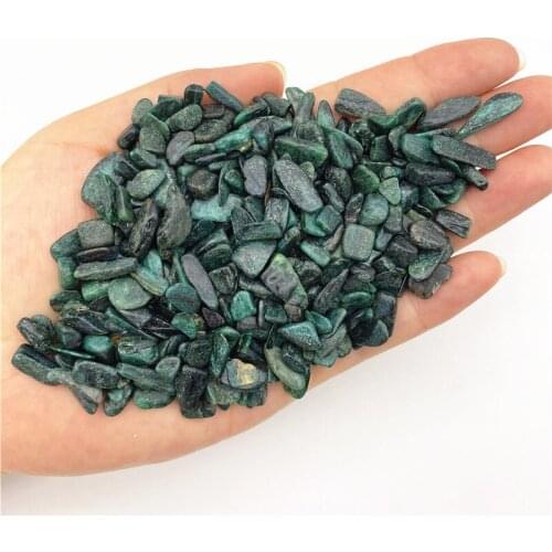 Beautiful 50g Natural Green Kmaite Crystals Gravel Tumbled Stones Minerals Aquarium Decoration Bulk Reiki Quartz Crystals