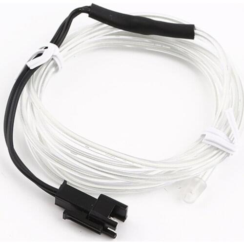Mini Colorful 4m Flexible EL Wire Tube Rope Neon Light DC 12V Car Party Bar Decor Hot
