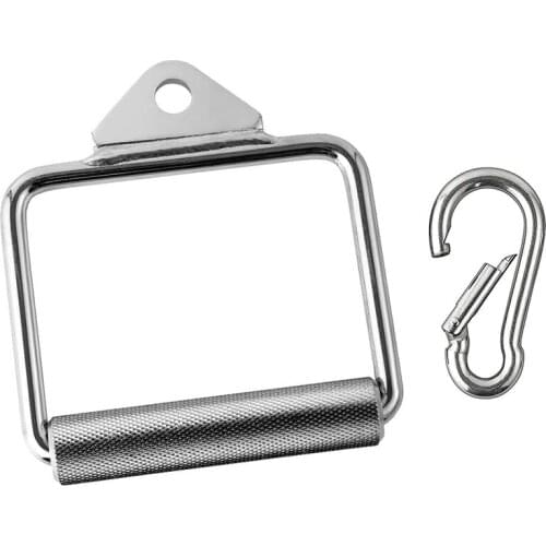 Gym D Handle Pull Down Cable Attachment Set Non-Slip Tricep Grip Pulley Exercise Handles for Gym Home