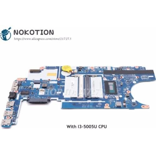 NOKOTION ATVE1 NM-A211 00HT778 Main Board For Lenovo ThinkPad E450 E450C Laptop Motherboard I3-5005U CPU
