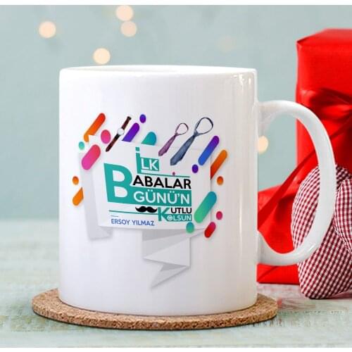 Personalized First Parents Happy Design White Mug Cup-6