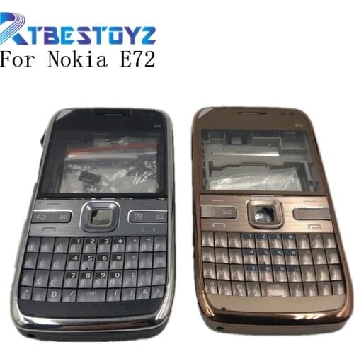 Full Complete Mobile Phone Housing Cover + English Keypad For Nokia E72 Housing