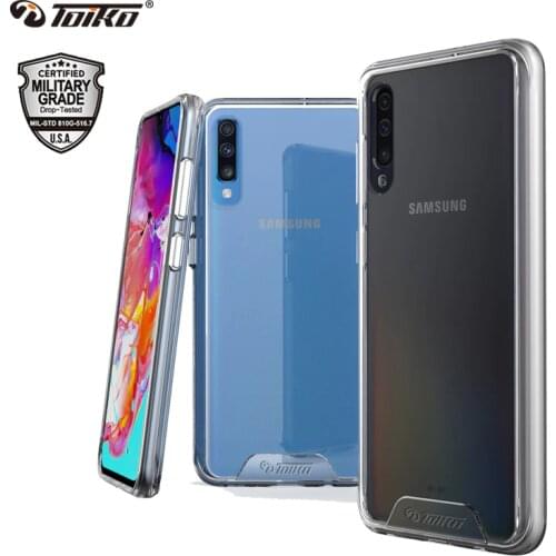TOIKO Chiron Clear TPU PC Hybrid Phone Case for Samsung Galaxy A10 A20 A30 A40 A50 A60 A70 A80 A51 Shockproof Bumper Back Covers