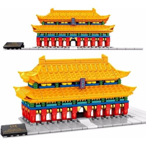 SEMBO City Street View Famous Palace Model Building Blocks Creator Architecture House Figures Bricks DIY Toys for Children