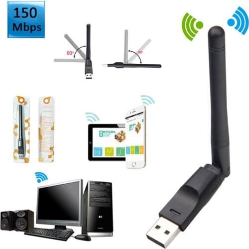 600Mbps USB Wifi Adapter Dongle WLAN Stick IEEE 2.4-2.4835GHz USB 2.0 Wireless WiFi Dongle Network Card for PC Wifi Adapter