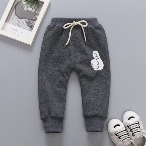 Baby boys spring sport pants 1-4T kids Fall warm pants little kids full length casual trousers baby boys girls outfit children
