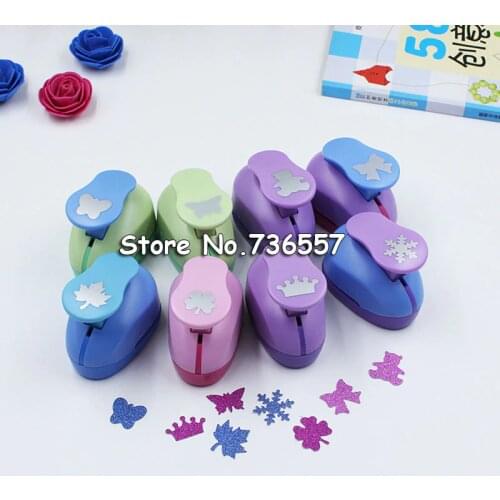 1pc 50mm Circle Leaf Flower Punch Craft Foam Puncher Kid DIY Paper Cutter Scrapbooking Flower Hole Punches Freeship butterfly