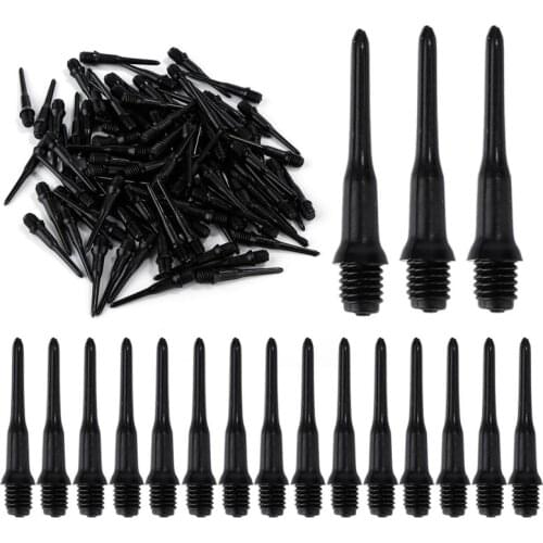 100PCS Durable Plastic Electronic Darts Durable Soft Tip Points Needle Replacement Set High Precision Wear-resistant Game Darts