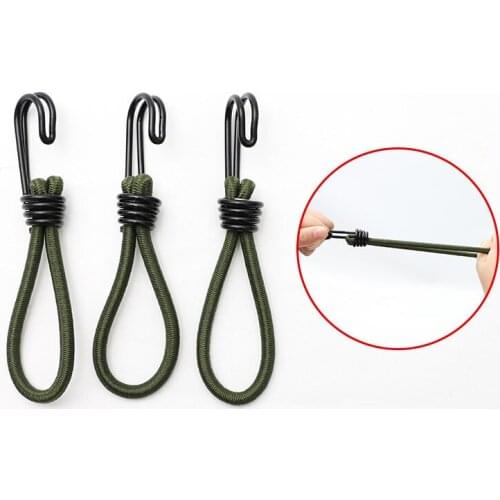 5 Pcs Pull Rope Deck Fixing Cord Hook Camping Fixing Cord Hook Tent Peg Bend Hook Outdoor Camping Accessories