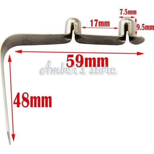 7.5mm Kayak Paddle Tent Pole Push Hollow Button Spring Snap Clips Locking Tube Double Pin 50pcs/lot