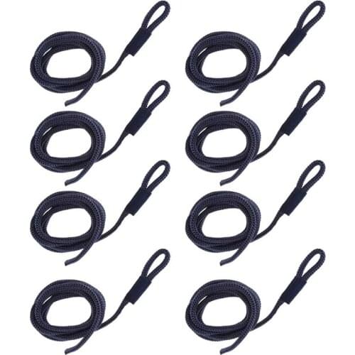 8Pcs Boat Fender Line 6Mm Thickness 5FT Double Braided Fender Line Marine Mooring Line For Yacht Boat Accessories Marine