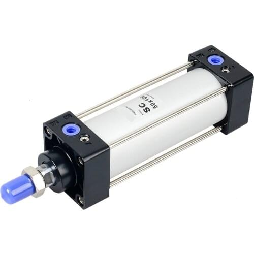 AIRTAC type SC32 standard cylinder tie rod type double actings air pneumatic cylinder Bore 32mm stroke 25-300mm SC32X25 SC32X100