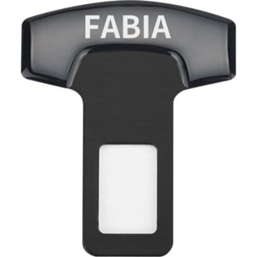 For Skoda Fabia 1 2 3 mk1 mk2 Accessories Car-Styling Car Belt Buckles Car Seat Safty Belt Alarm Canceler Stopper 1pcs