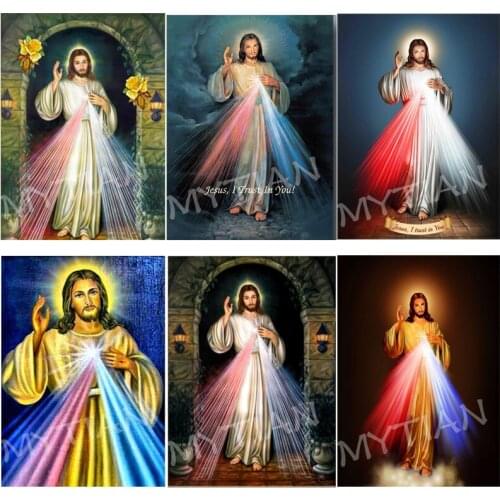 New full square/round drill 5D diy diamond painting "Religious Jesus' 3D embroidery pattern resin cross stitch mosaic room decor