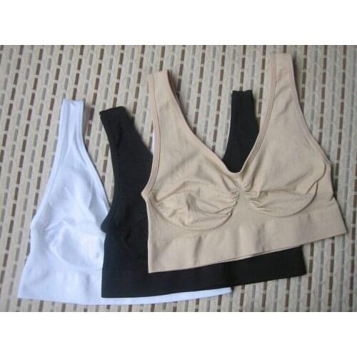 Seamless Sports Bra Female Fitness Underwear Women Yoga Bra 3 Pcs/pack