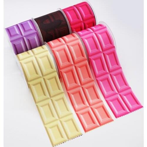 10 Yards Printed Grosgrain Ribbon 1" 25MM For Hair Bows DIY Crafts Handmade Accessories 47629