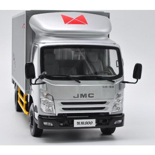 Original Authorized Authentic 1/18 Jmc Kairui N800 Pick Up Truck Diecast Model Car Silver Pick Up Toy Truck Model for Christmas