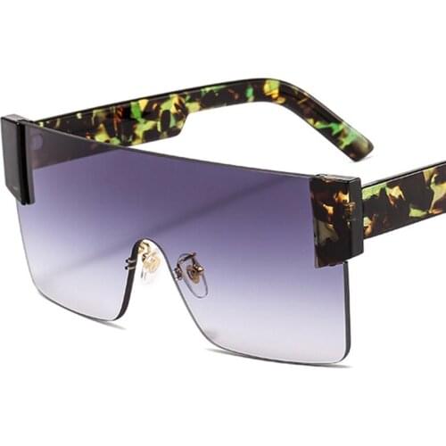 Fashion Flat Top Square Sunglasses Women 2020 New Luxury Brand Female sunglasses Vintage Big Glasses Gafa de sol