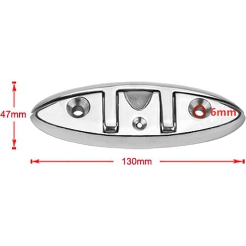 Marine Hardware 316 Stainless Steel Boat Flip Up Folding Pull Up Cleat Dock Deck Line Rope Mooring Cleat Accessories Yacht Parts