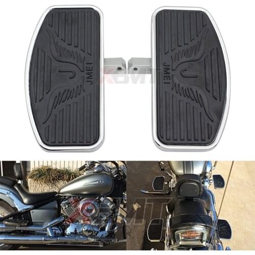 Motorcycle Rear Passenger Footrests Foot Pegs Footboards For Yamaha V-Star DragStar XVS DS 1100 XVS1100 DS1100 Classic