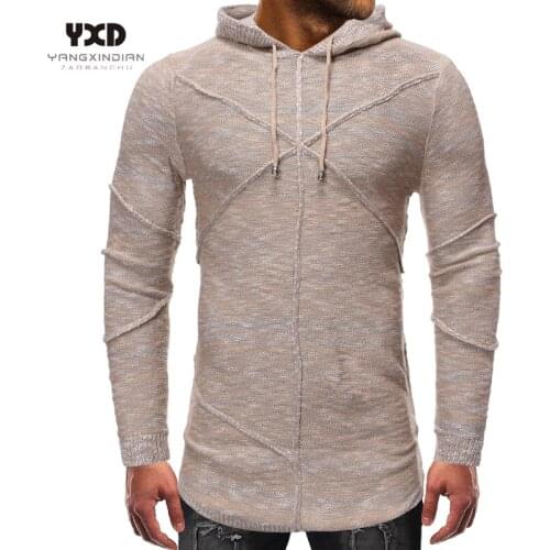 New Brand Men clothes Man Pullover Sweater Men Mans Sweaters Casual Long Hoodie Knitted Sweater Jumper Man khaki Mens clothing
