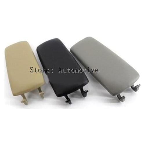 Black/Gray/Beige Car Auto Armrests Pads Cover Vehicle Center Console Arm Rest Seat Box Mat For Audi S4 C5 A6 1997-2005 Seat Arm