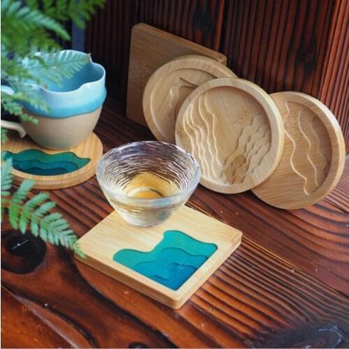 New wood Mould Dried Flower Resin Decorative Craft DIY Irregular coaster epoxy resin molds for jewelry