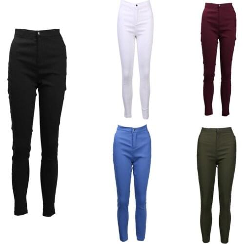 NEW Fashion Women Stretch Slim Denim Skinny Jeans Pants High Waist Pencil Jeans Trousers