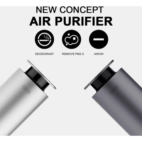 Air Purifiers aroma diffuser for Car Mini Portable Air Purifier with HEPA for Home Bedroom Kitchen Office Car Accessories