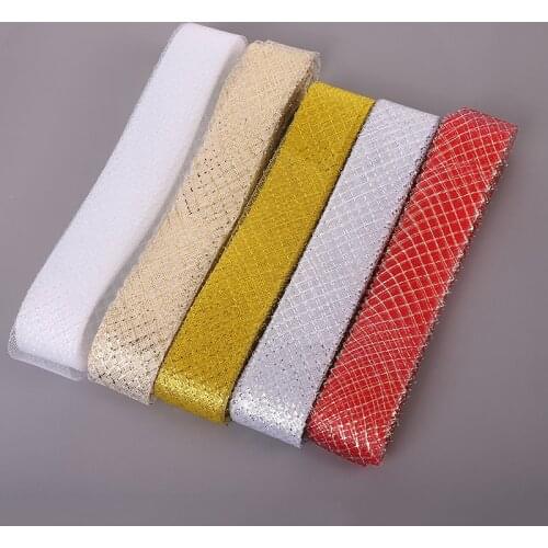 All Sizes Plain Horsehair Trimming Braid Fascinator Nylon Mesh Fabric