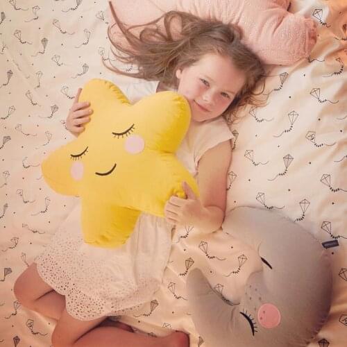 Stars Cloud Cushion Plush Stuffed Toy Moon Pillow Doll for Kid Baby Bedroom Decoration Children Gift