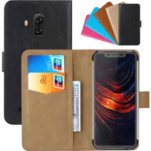 Luxury Wallet Case For Blackview BV9600 Pro PU Leather Retro Flip Cover Magnetic Fashion Cases Strap