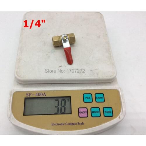 1/4" Double female ball valve external thread ,brass ball valve ,copper valve, copper fitting