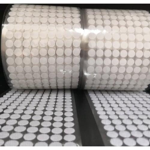 120Pairs Self Adhesive Fastener Tape 10/15/20/25/30mm Strong Glue Dots Sticker Hook and Loop Round Coins Nylon