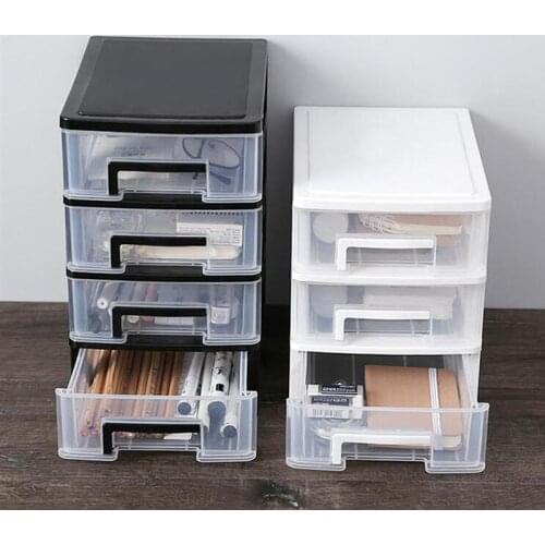 5-layer Drawer Desk Storage Box Plastic Large Capacity Cosmetic Organizer Jewelry Nail Polish Makeup Container Sundries Case