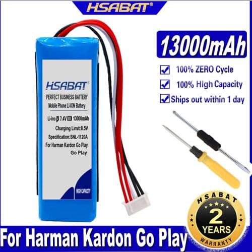 HSABAT GSP1029102 01 Go Play 9000mAh Speaker Battery for Harman Kardon Go Play Mini Speaker Li-Polymer