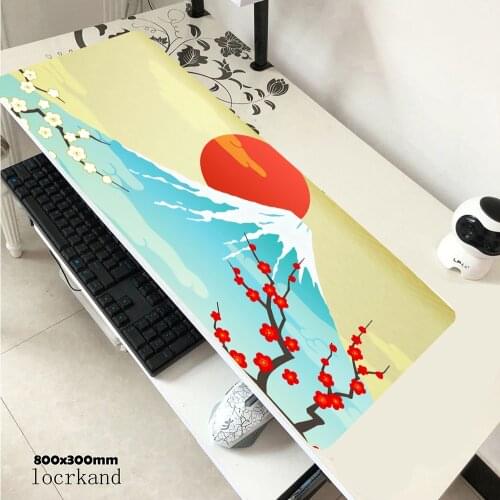 Anime sakura fuji Mouse Pad Large Gaming Computers Gamer Large Mouse Mat Accessories Mousepad XXL Mause Pad Keyboard 900X400
