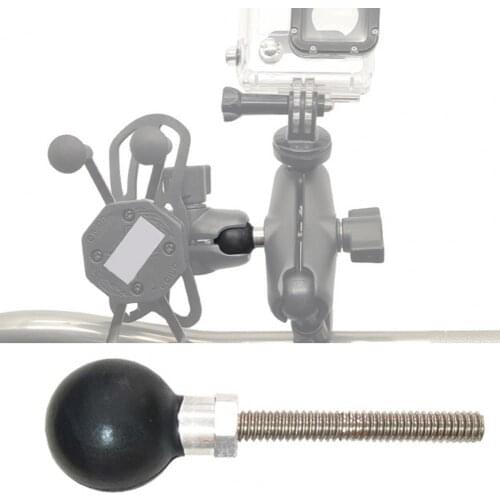 Bracket Ball Head Universal Corrosion Resistance Aluminum Alloy Mobile Phone Support Ball Head for Motorcycle Handlebars