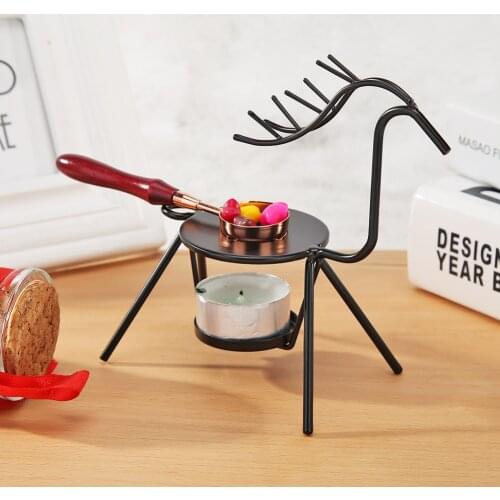 Wax Sealing Melting Spoon Retro Wooden Handle Spoon for Wax Seal Stamp Decorative Craft Gift Accessories