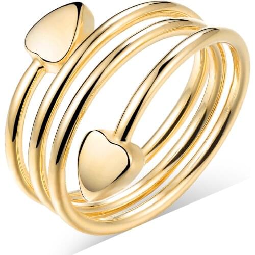 Oktrendy Magnetic Pure Copper Rings for Men Women Vintage Health Energy Cuff Adjustable Wedding Bands Ring Arthritis Pain Relief