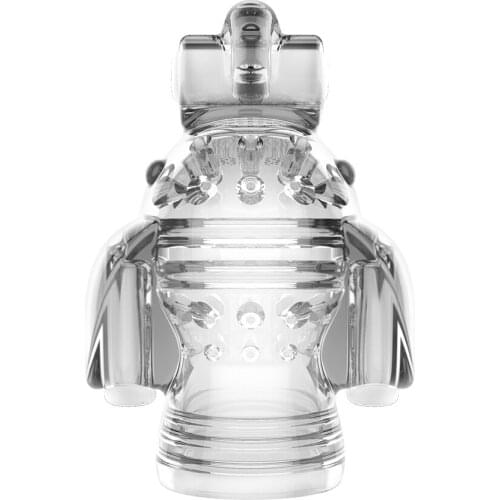 Ourbondage Elephant-Shape Male Massager Delay Ejaculation Lasting Trainer Penis Vibrator Sex Toy For Men