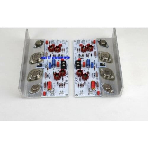 One Pair Assembeld Class AB Power Amplifier Board Base on FM-300A Amp