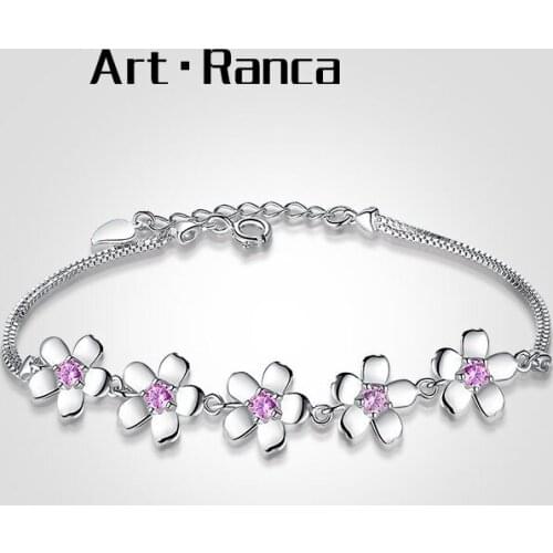 Popular cherry bracelet inlaid with fashion classic lady bracelet