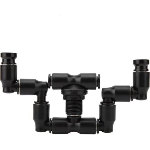 Reptiles Fogger Mist Sprinkler Rainforest Tank 360°Rotating Adjustable Aquarium System Connect 1/4 Tub Watering Cooling