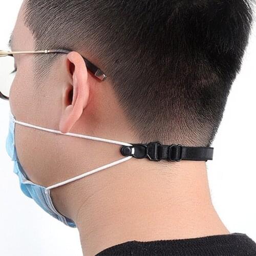 Hot 1/10pcs Adjustable Mask Extension Bandage Mask Hook Ear Rope Extension Belt Relieves Ear Pain Prevention Mask Lanyard
