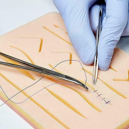 Silicone Surgical Practice Wound Skin Module Surgeon Medical Suture Trauma Training Tool Teaching Model Accessories