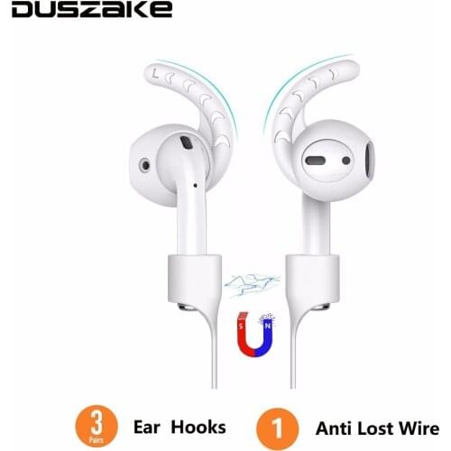 Replacement Soft Silicone Antislip Ear Cover Hook Earbuds Earphone Silicone Case for AirPods 3 Pairs anti lost wire 1 piece