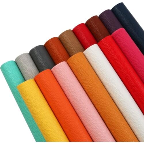 20*33cm Lychee Faux Synthetic Leather Fabric For Bow-knot Bags Wallet Earring Phone Case Scrapbook DIY,1Yc18491