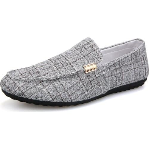 Spring And Autumn Fashion Casual Shoes Tide Shoes Soft And Comfortable Peas Shoes Mens Lazy Shoes Non-Slip One-Step Mens Shoes