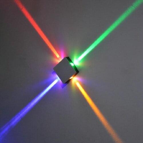 Thicker Nordic Wall Lamp Led Aluminum Indoor Cross starlight White Black Modern Home Stairs Bedroom Bedside Bathroom Light